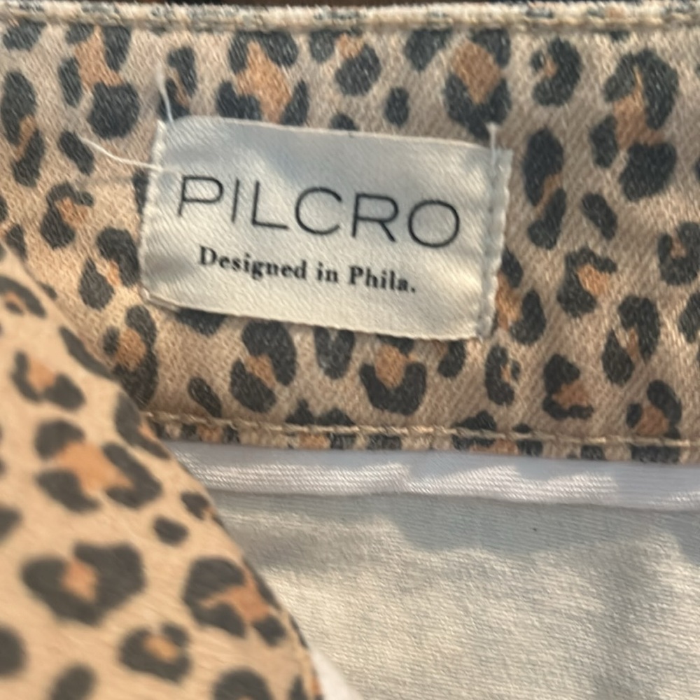 Anthropologie Wanderer Animal Print Jeans - Picture 4 of 7
